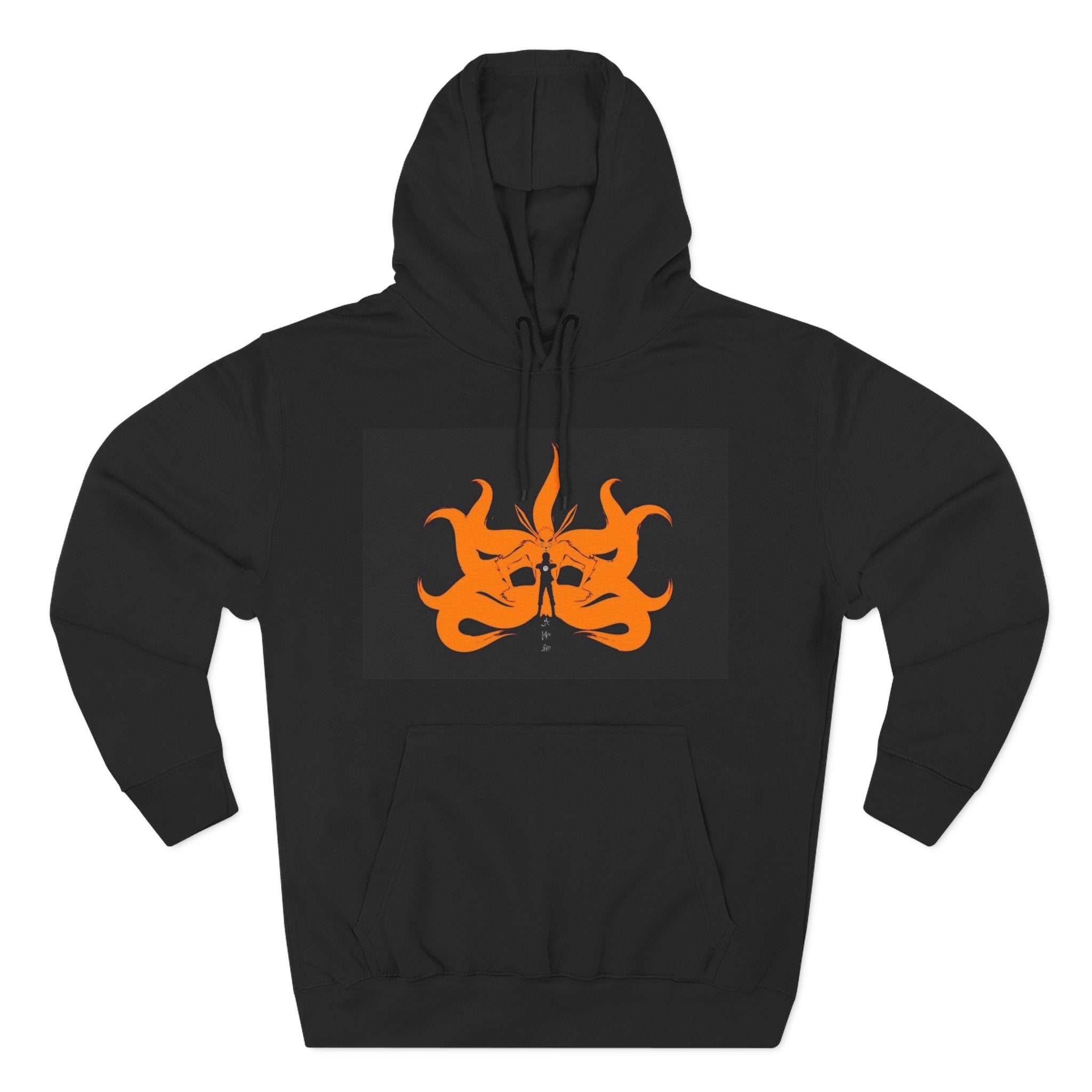 KYUUBI Fleece Hoodie - Cozy Anime Style
