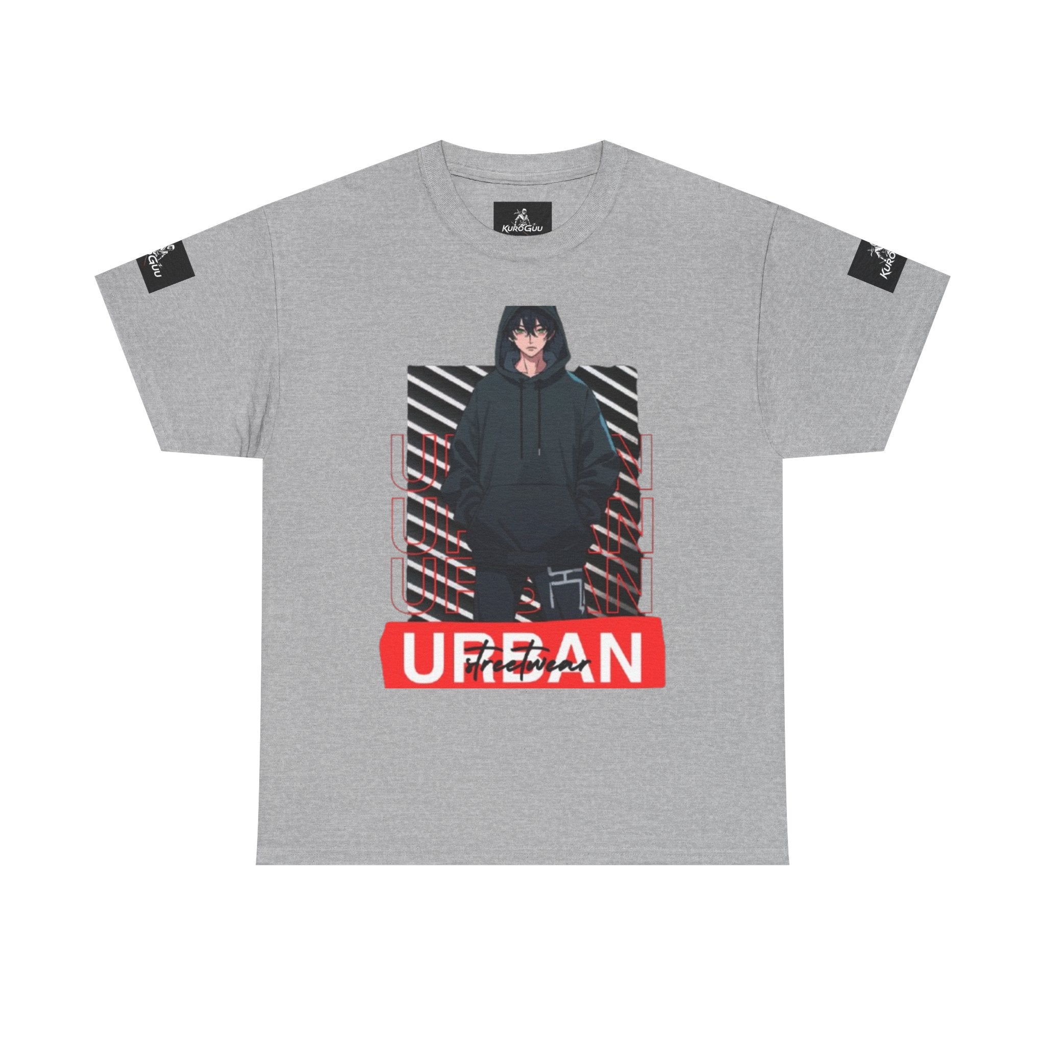 Urban Anime Hoodie Graphic Tee — 'URBAN' Streetwear T-Shirt