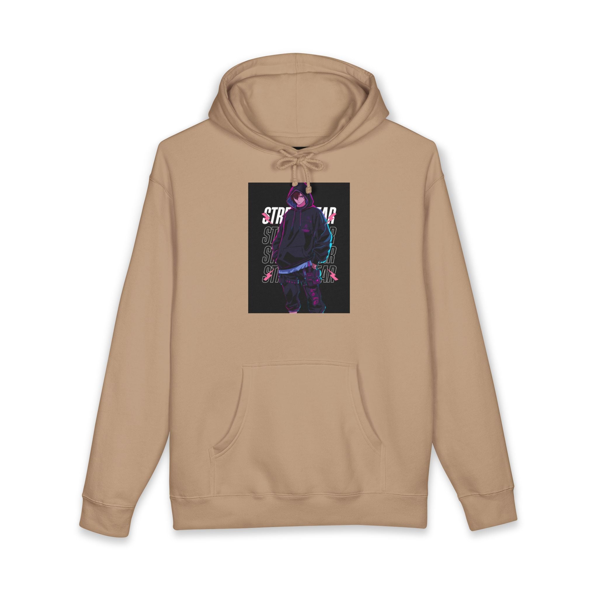 Hoodie — Retro Vaporwave Stranger Design ("STRANGER")