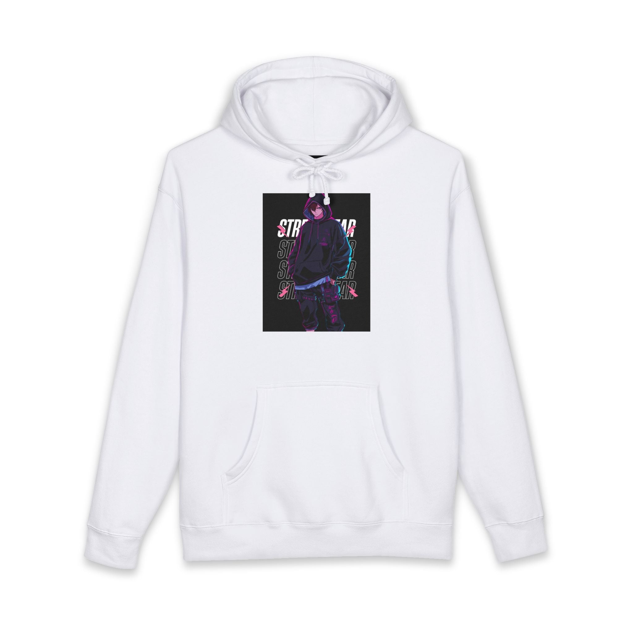 Hoodie — Retro Vaporwave Stranger Design ("STRANGER")