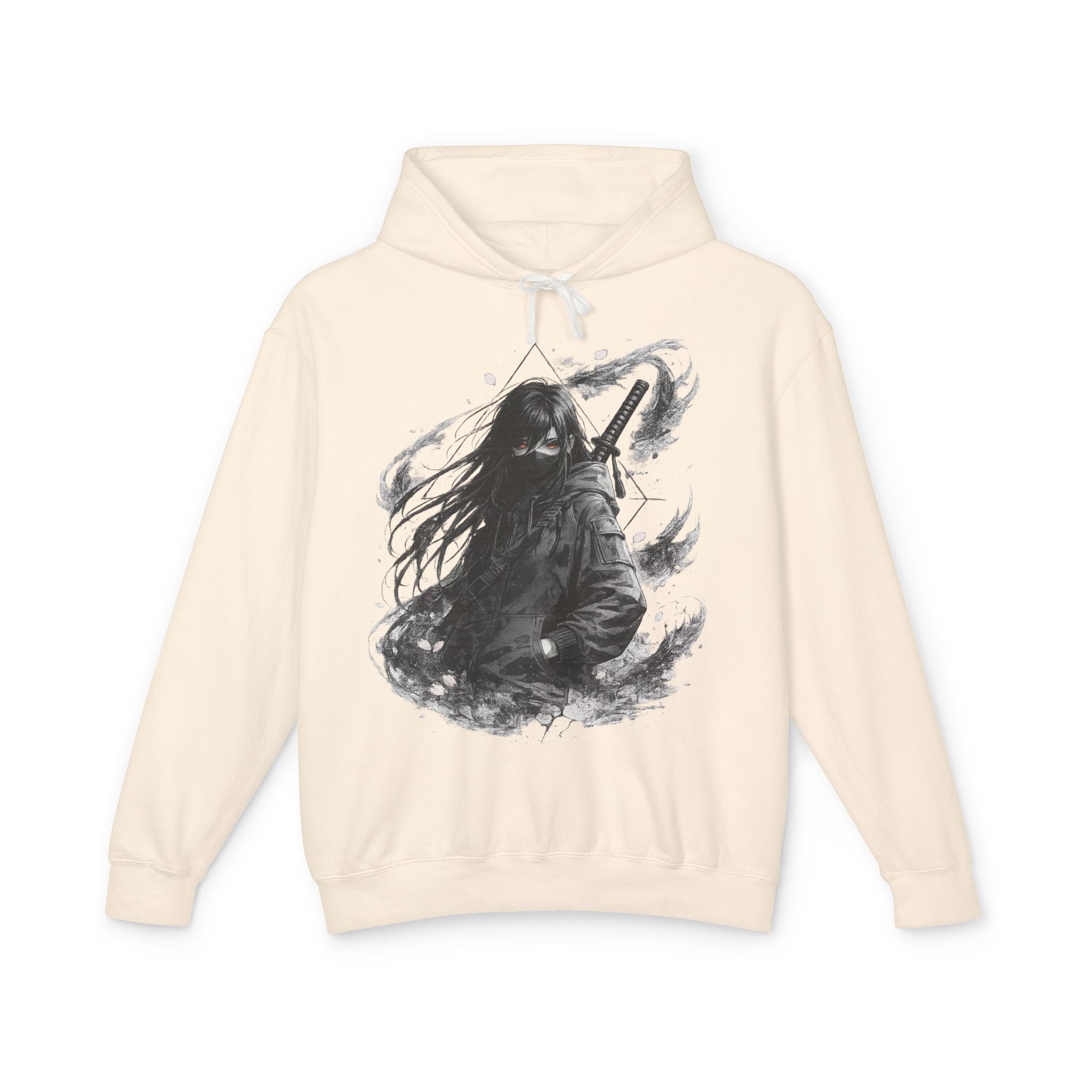 Hoodie — Mystical Girl Ink Illustration Pullover
