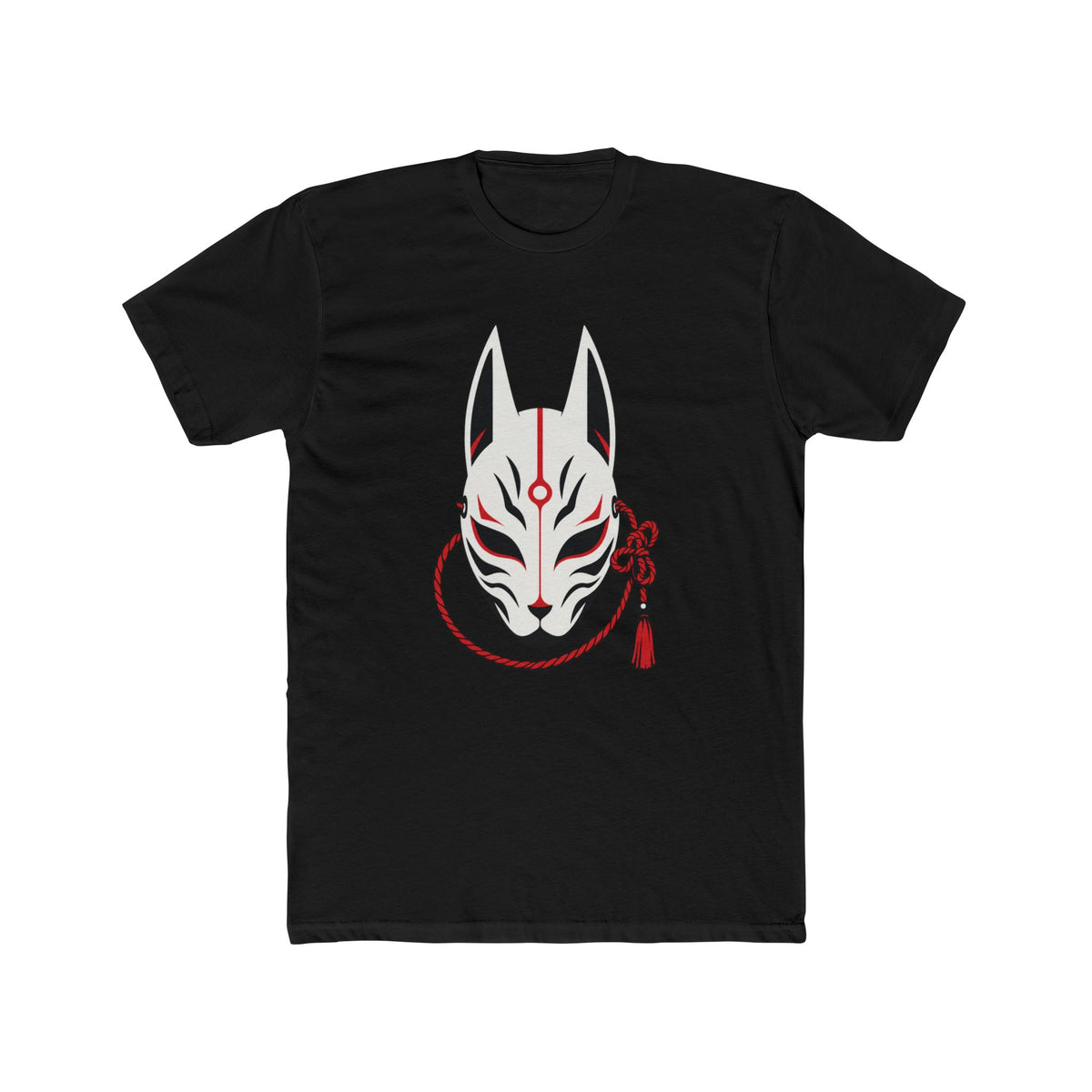 KuroGuu Minimalist Anime Mask Graphic T-Shirt