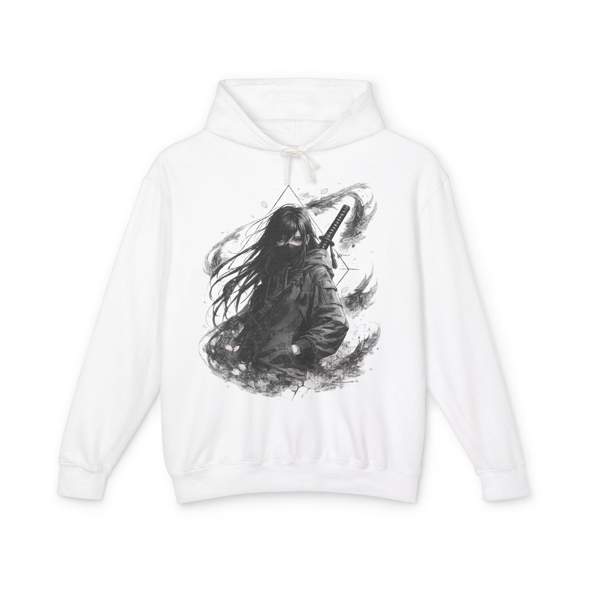 Hoodie — Mystical Girl Ink Illustration Pullover