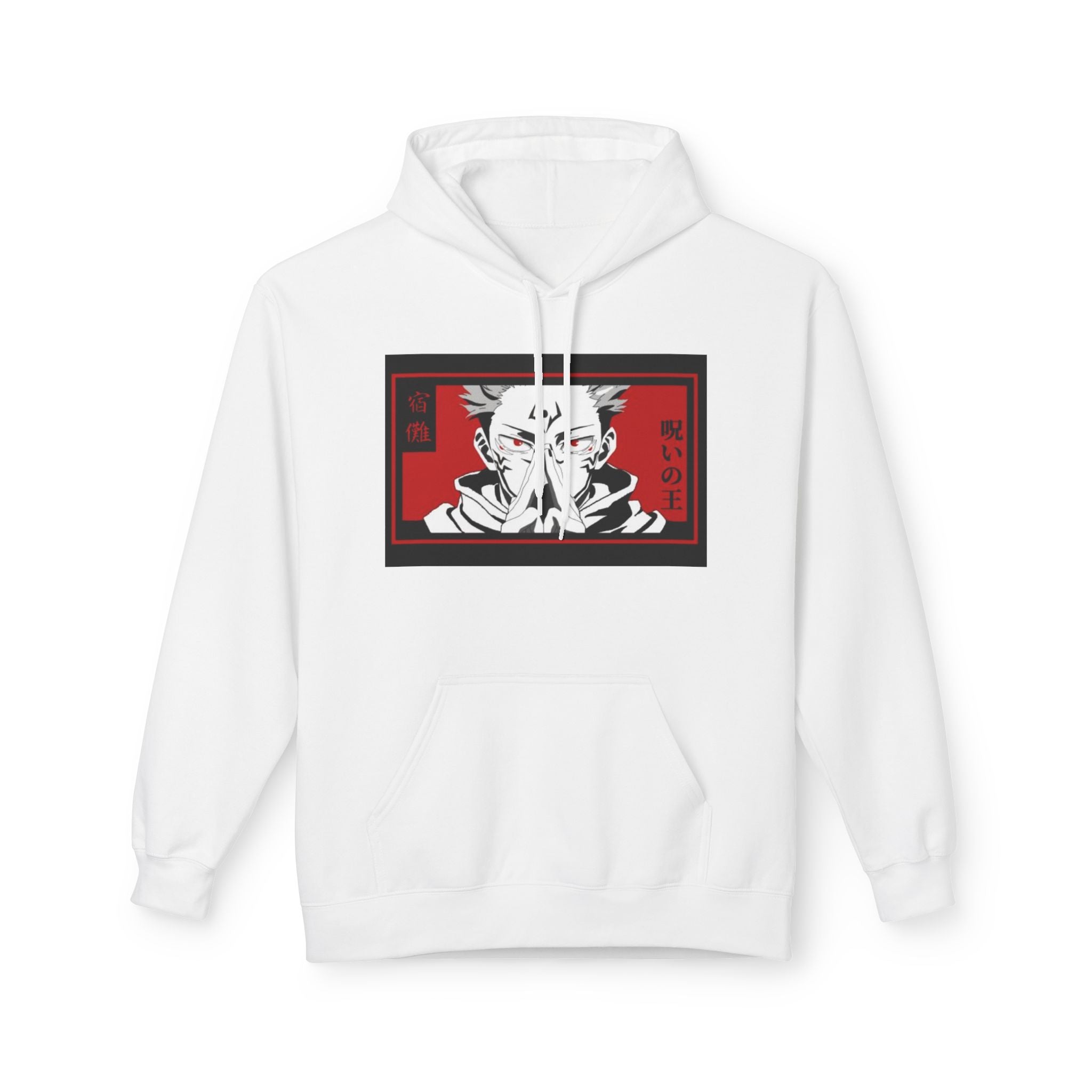Sukuna Anime-Inspired Cozy Fleece Hoodie