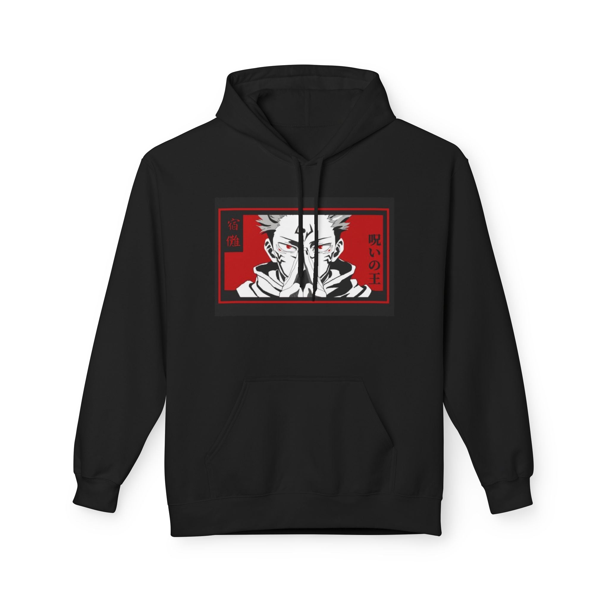 Sukuna Anime-Inspired Cozy Fleece Hoodie