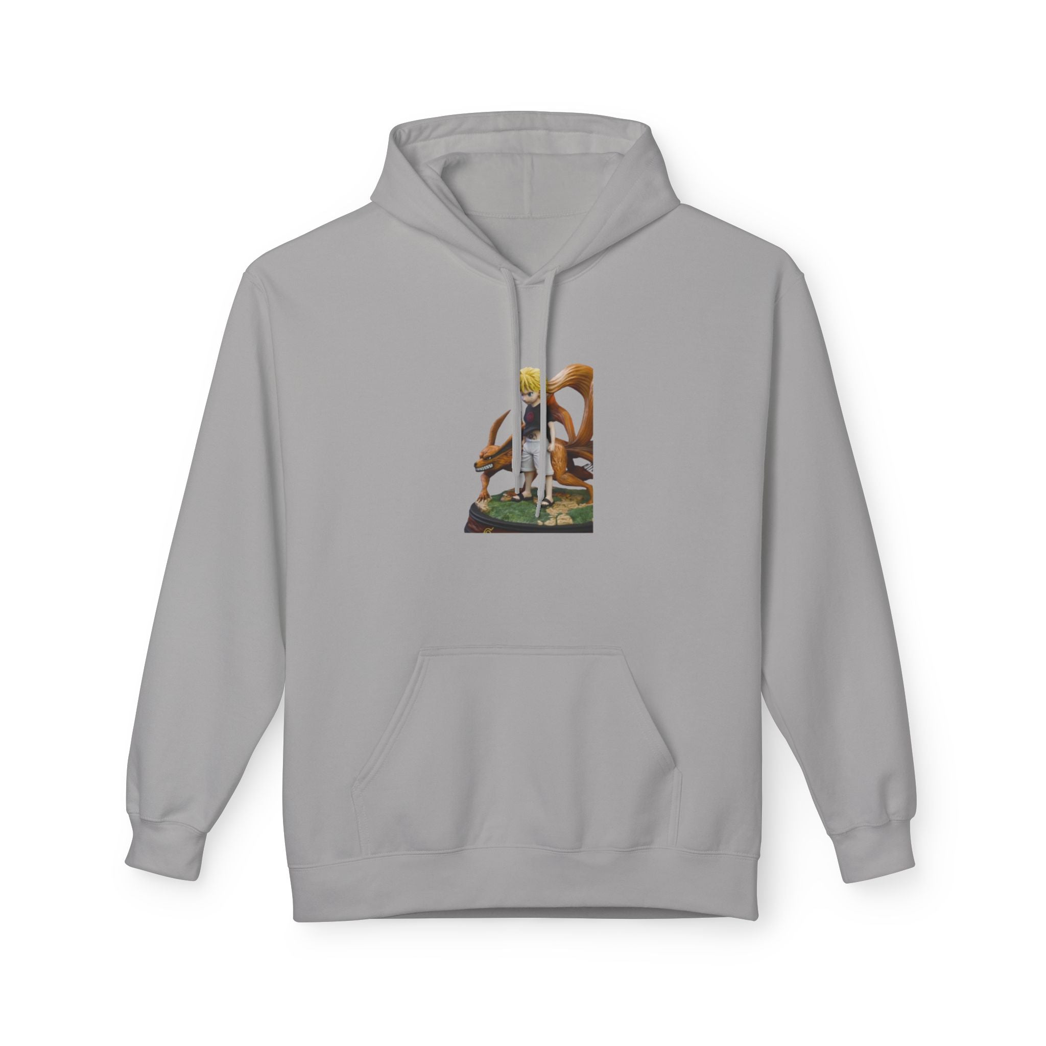 Hoodie — Blonde Anime Boy Statue Graphic Hoodie