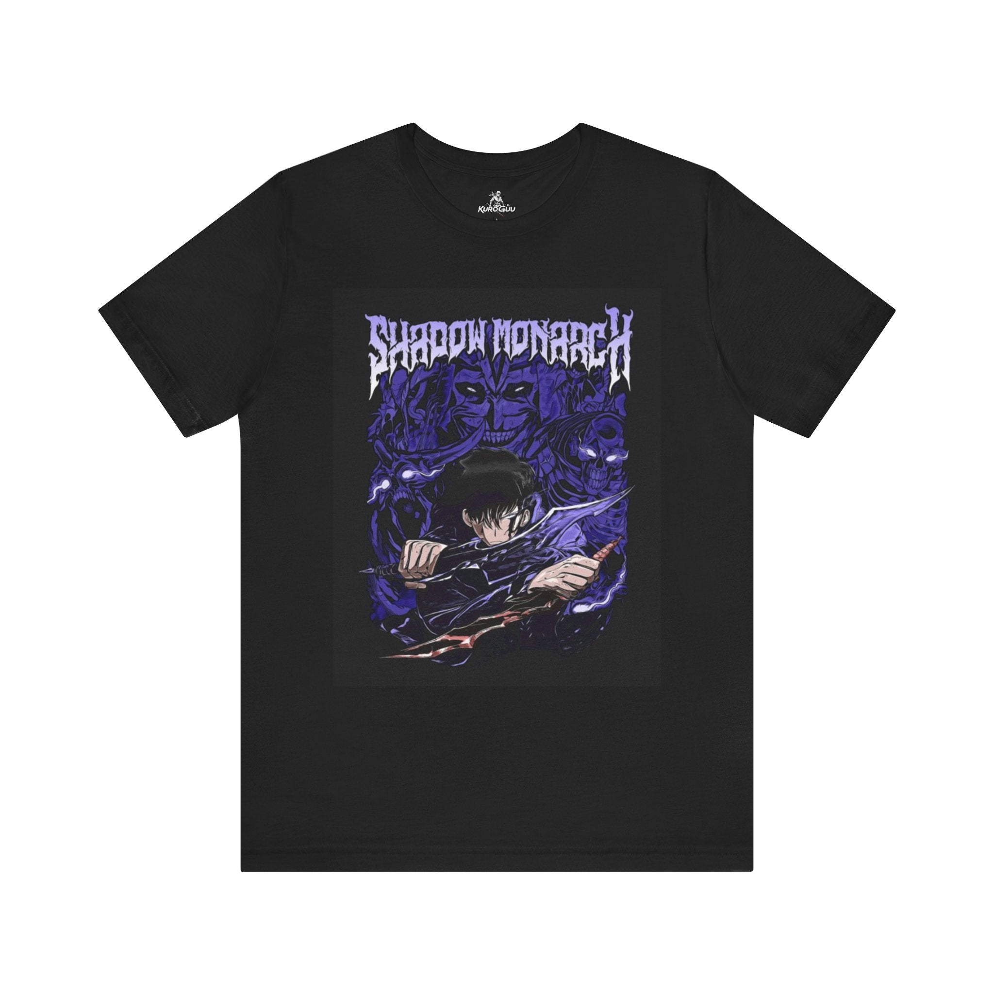 Shadow Monarch Anime Graphic Tee - Unisex Jersey Apparel