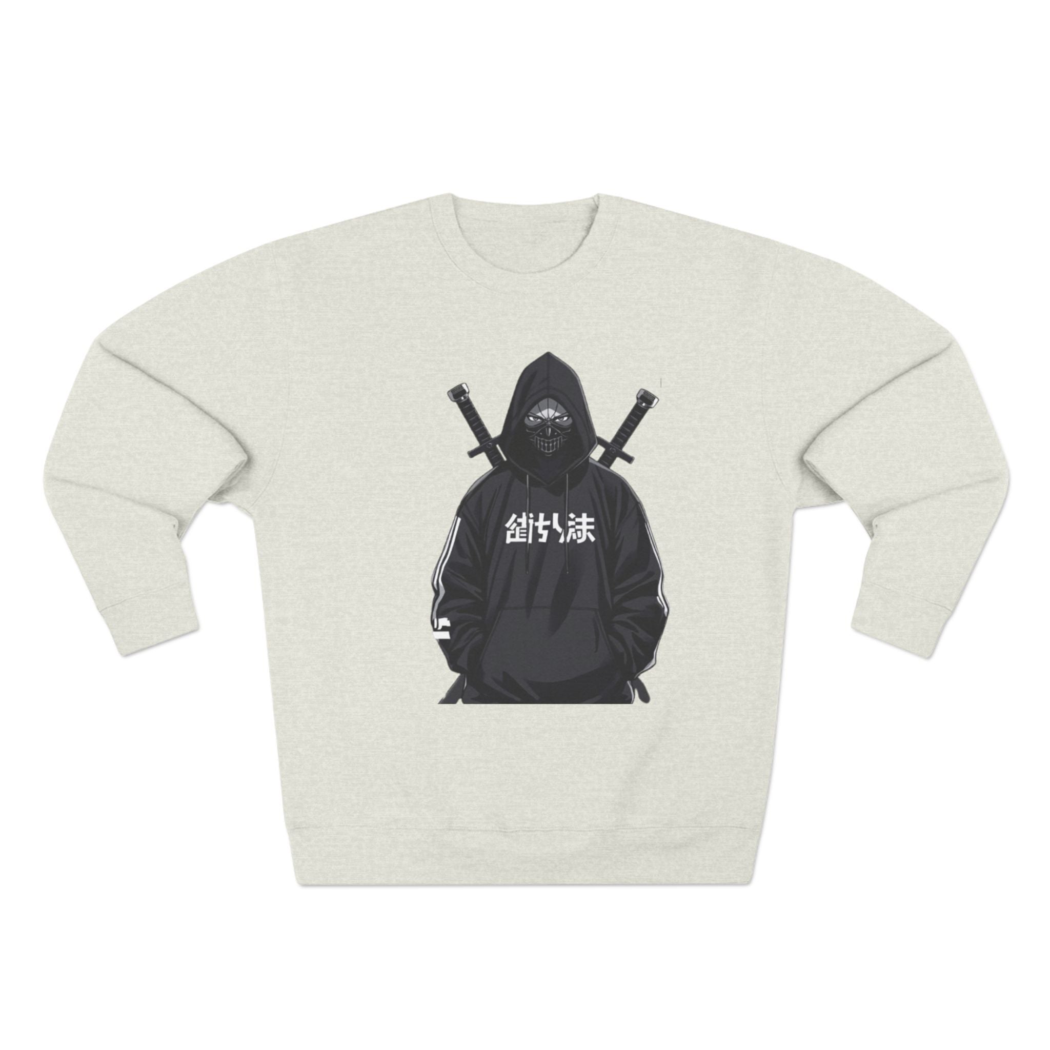 Hooded Shadow Samurai Crewneck Sweatshirt